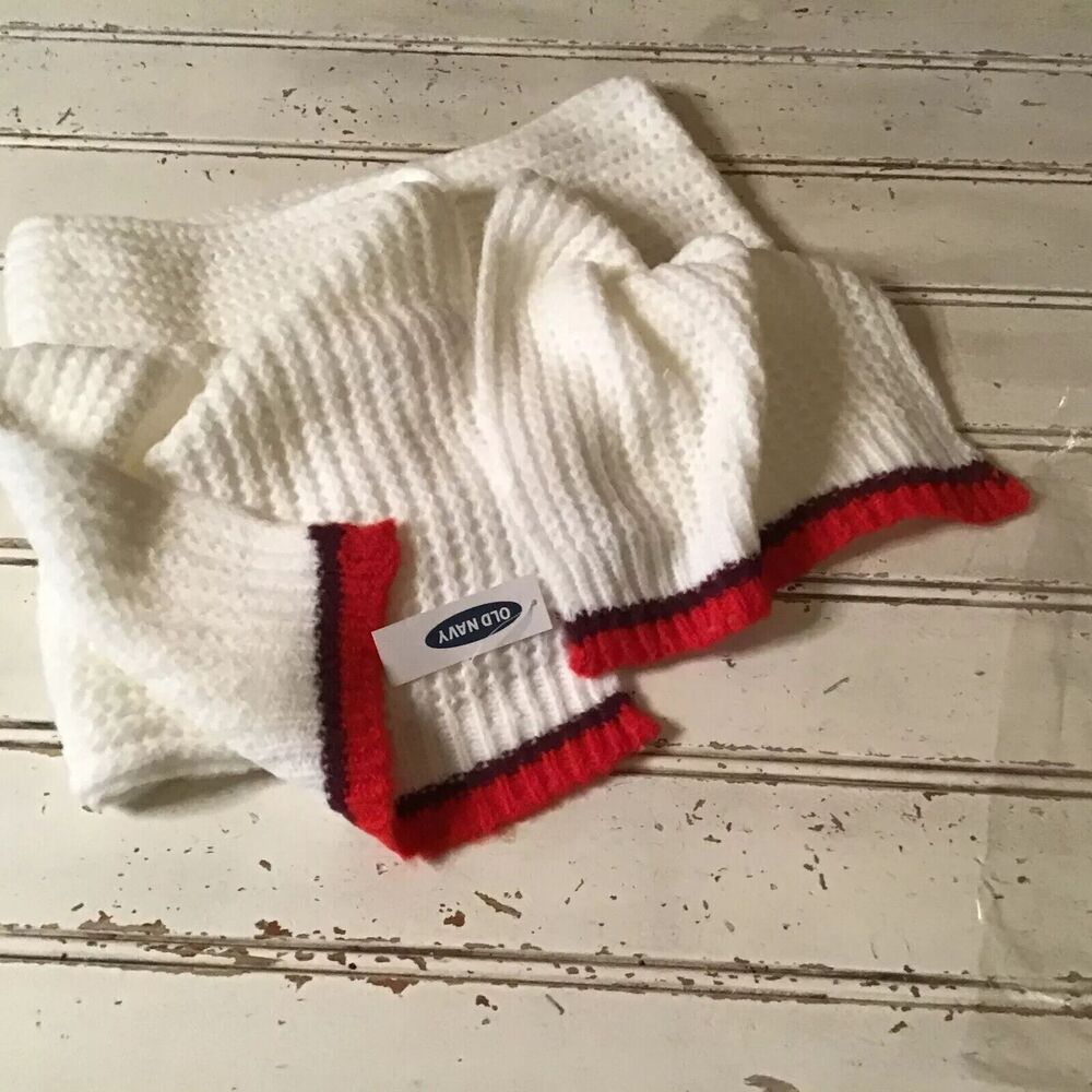 Old Navy Knit Ribbed Scarf Creme De La Creme NWT